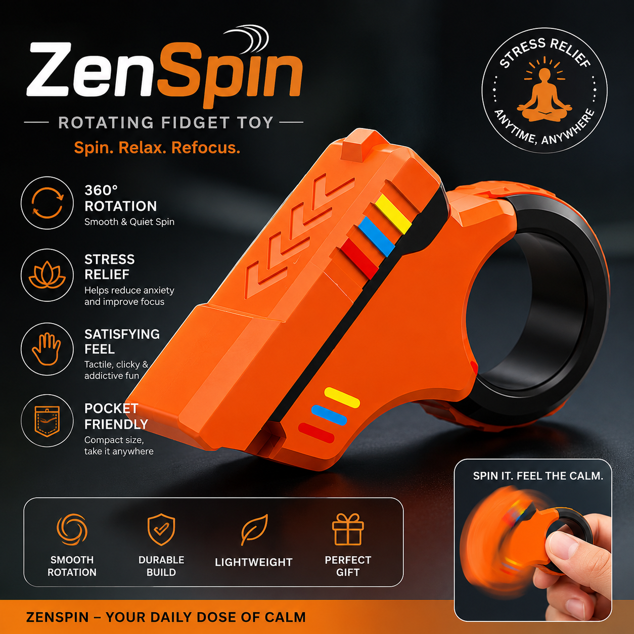 ZenSpin - Relaxing Sensory Toy