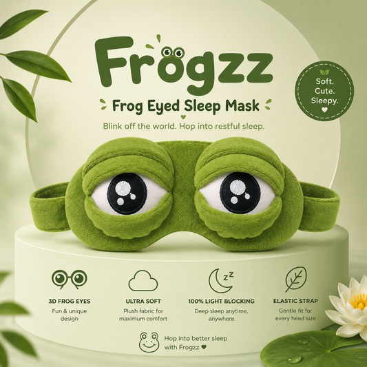 FrogZzz - Frog Eyed Sleep Mask