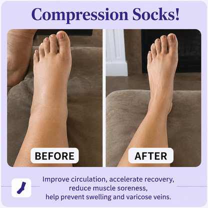 SureStep™ - Premium Bamboo Compression Socks