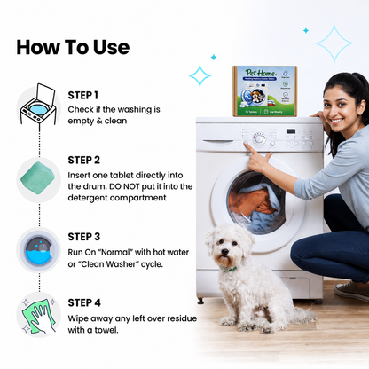 FurFlush™ - Pet Home Washing Machine Tablets