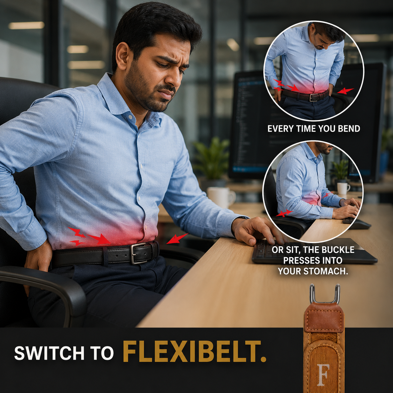 FlexiBelt™ - Waist Comfort Belt