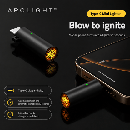 ArcLight - USB C Flameless Lighter