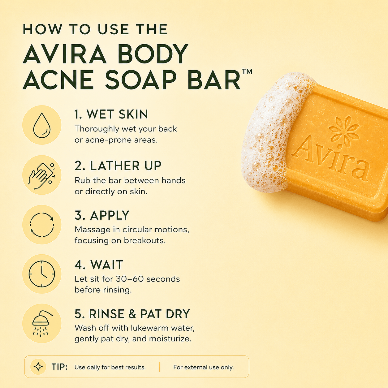 Avira - Body Acne Soap