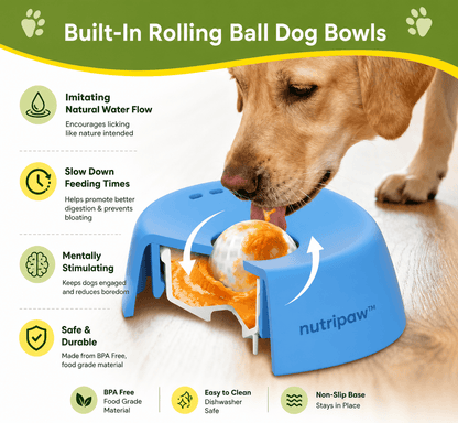 NutriPaw™ - Pet Slow Feed Bowl