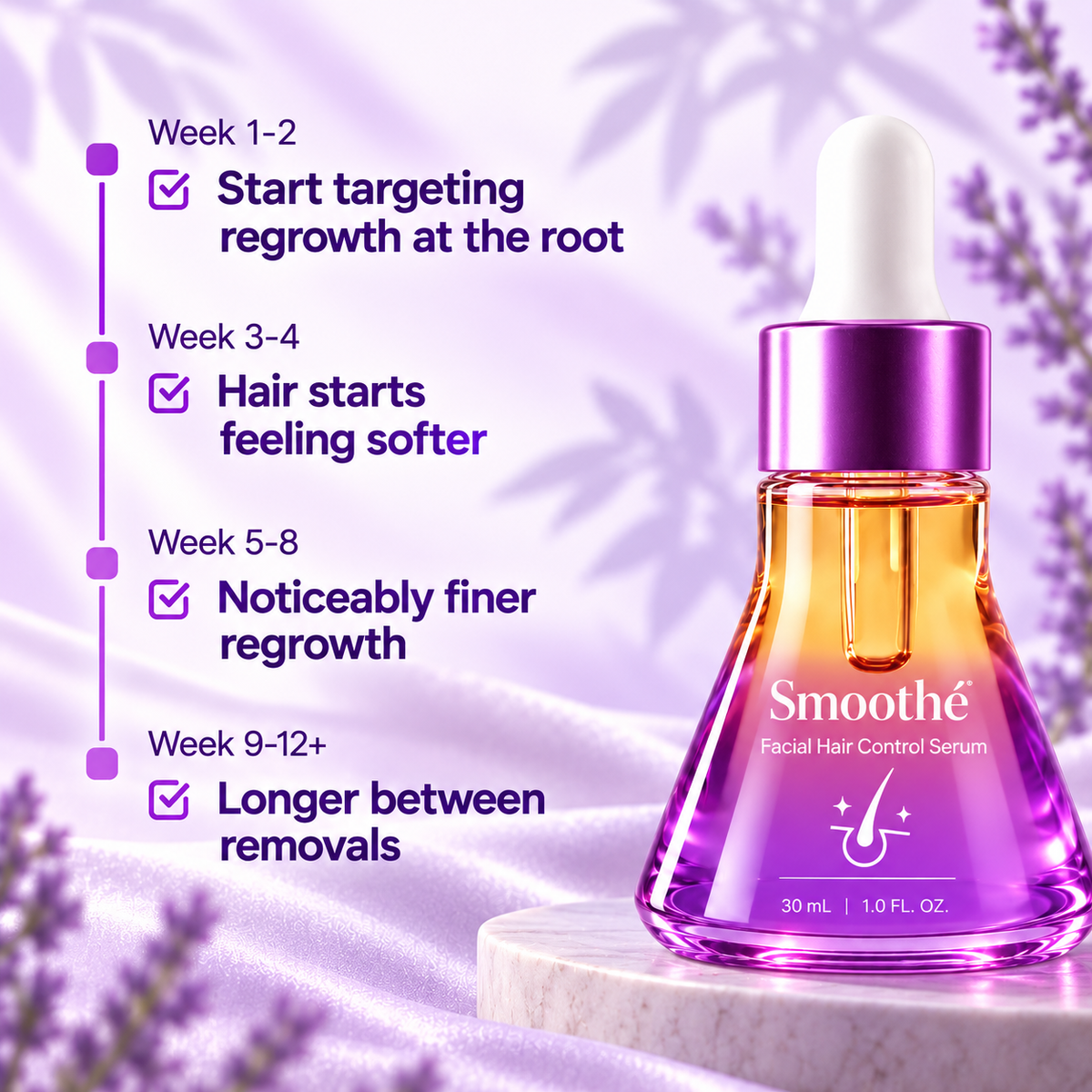 Smoothé - Facial Hair Control Serum