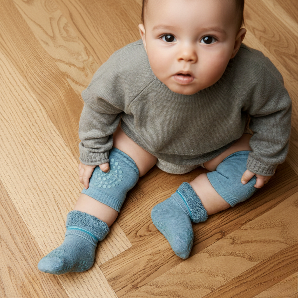 LittleLeaps™ – Bamboo Anti-Slip Knee Pad & Socks