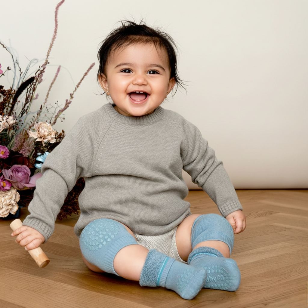 LittleLeaps™ – Bamboo Anti-Slip Knee Pad & Socks