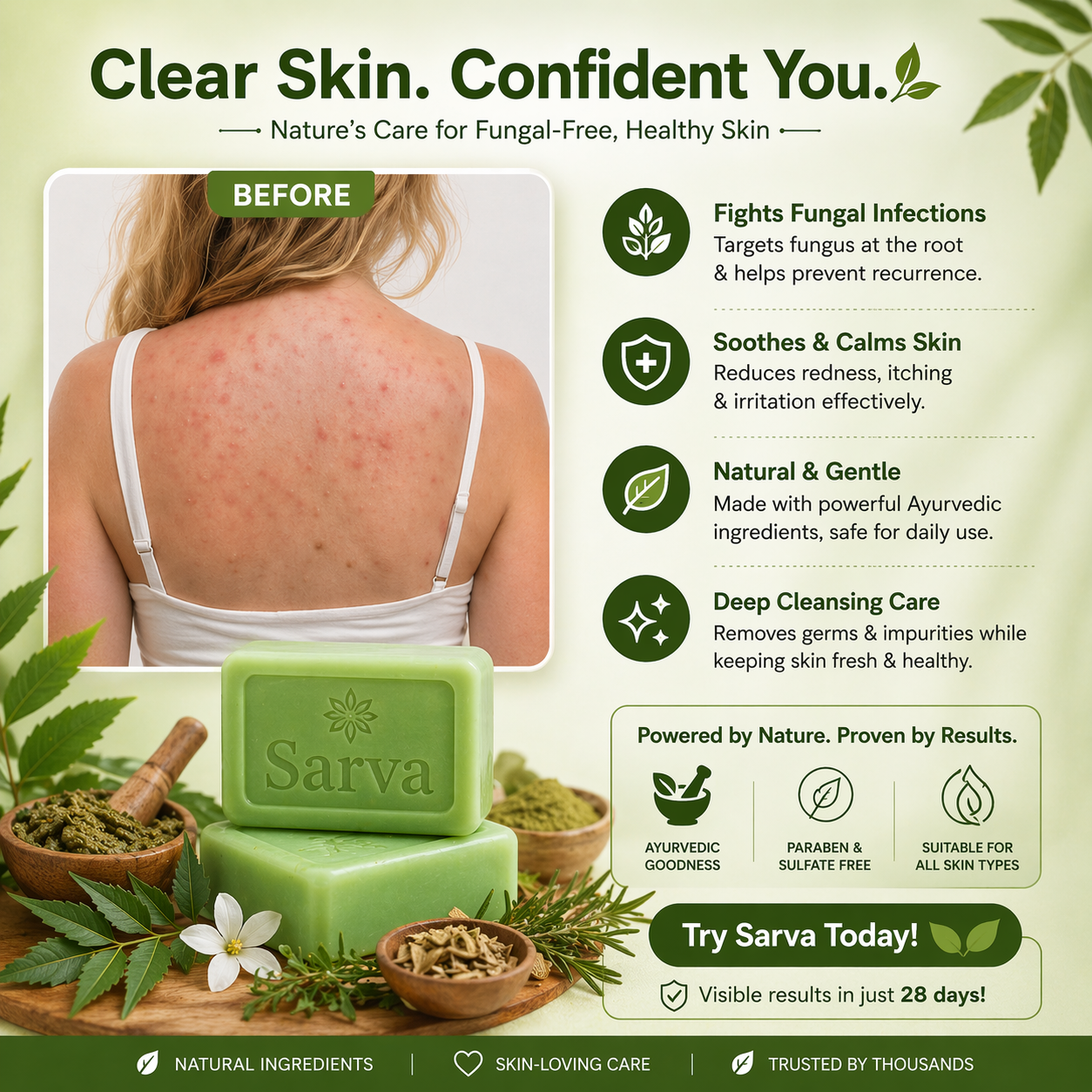 Sarva - Daily Skin Defence Soap